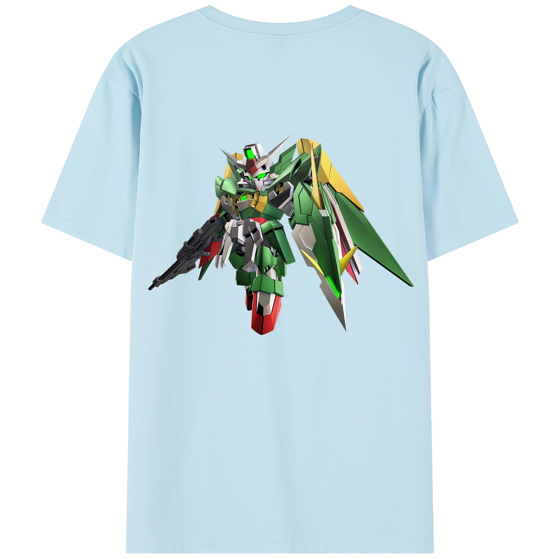 （画像用） 機動戦士ガンダム Mobile Suit Gundam 綿100％半袖Tシャツ（背面プリント）
